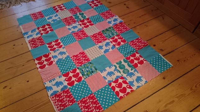 Babytæppe patchwork