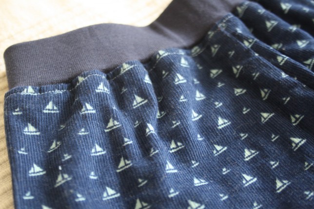 Maritime shorts med anker